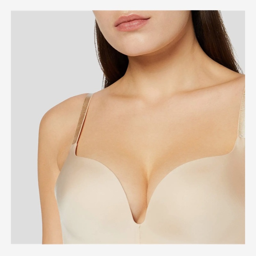 Maidenform Love The Lift Wireless Plunge Push-up Bra